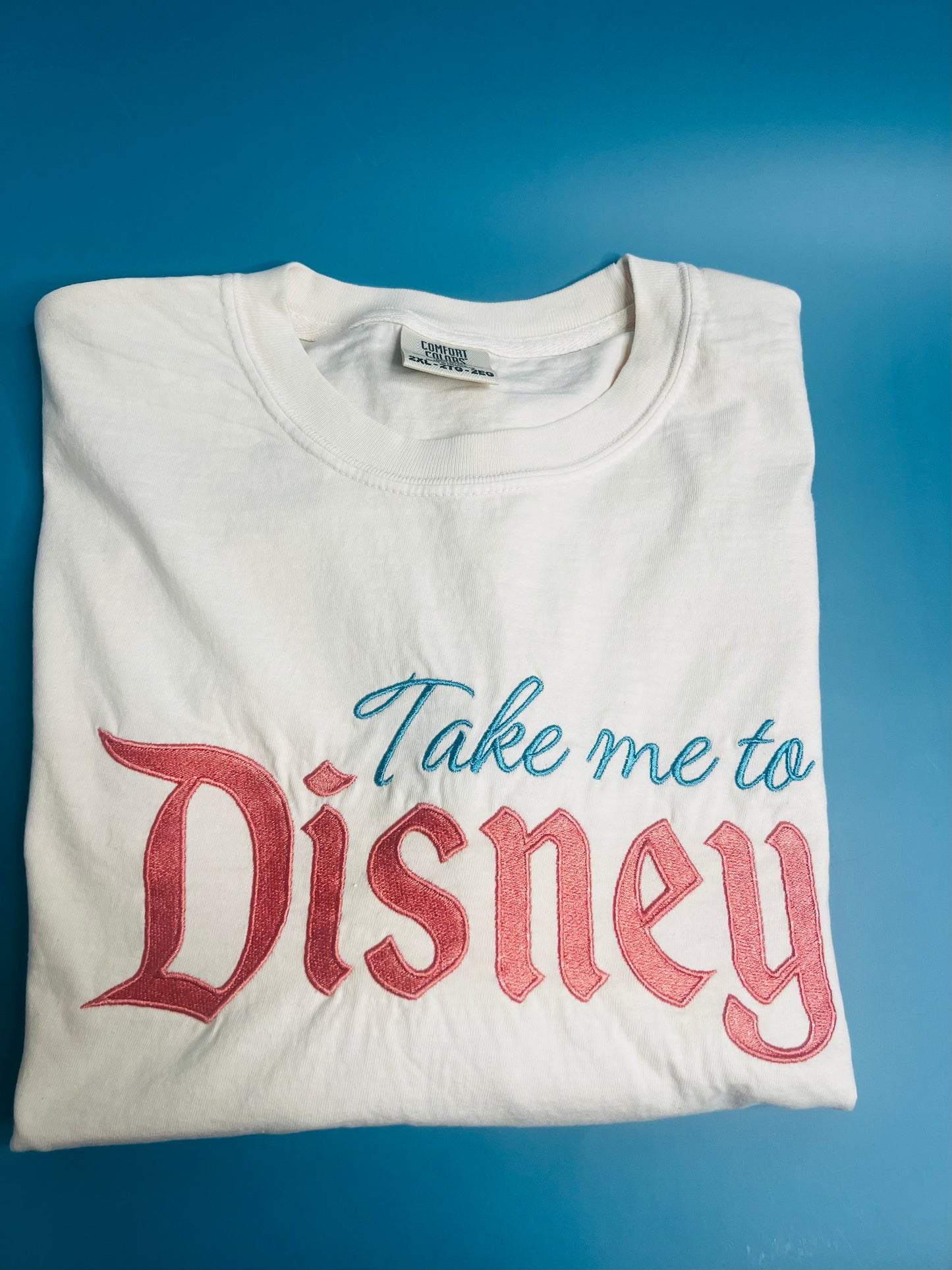 Take me to Disney Embroidered Crewneck