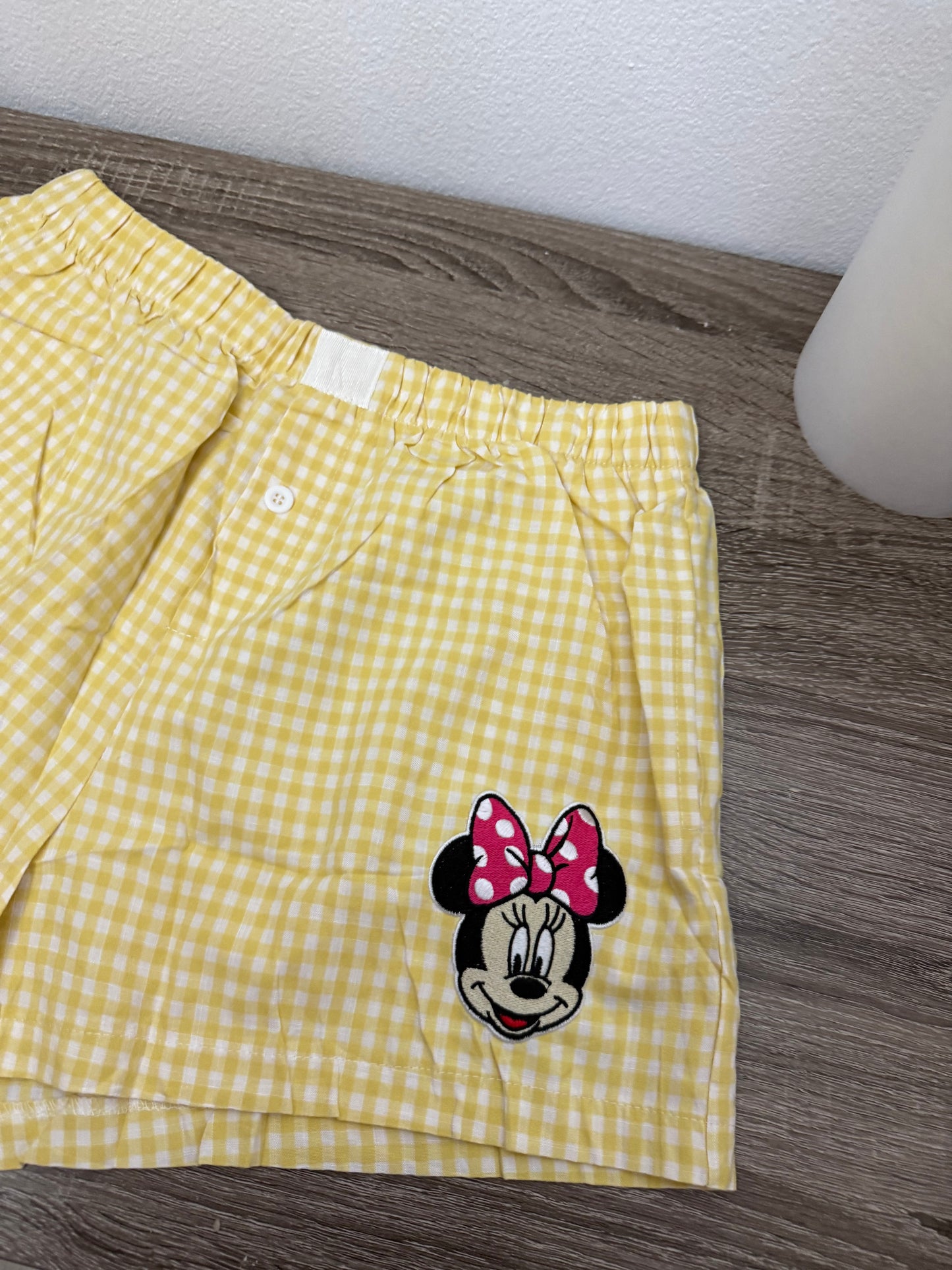 Minnie Spring Embroidered Boxer Shorts