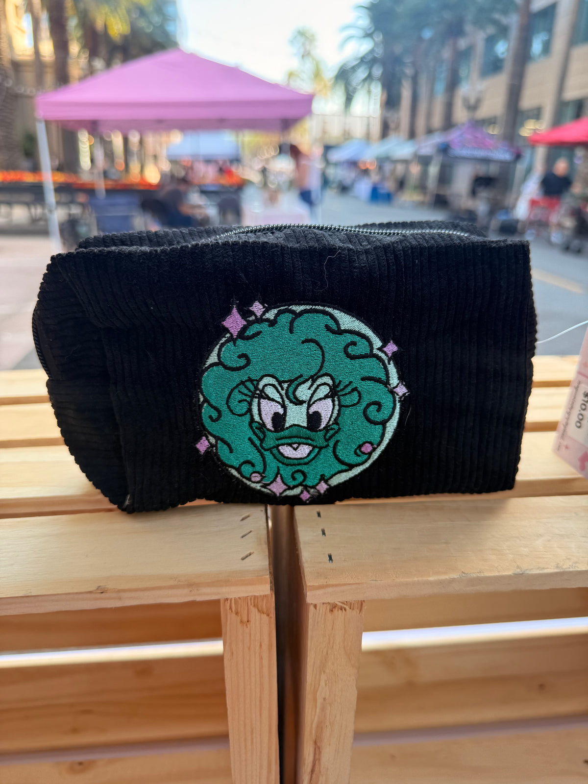 Madam Leota Daisy DuckEmbroidered Zipper Pouch