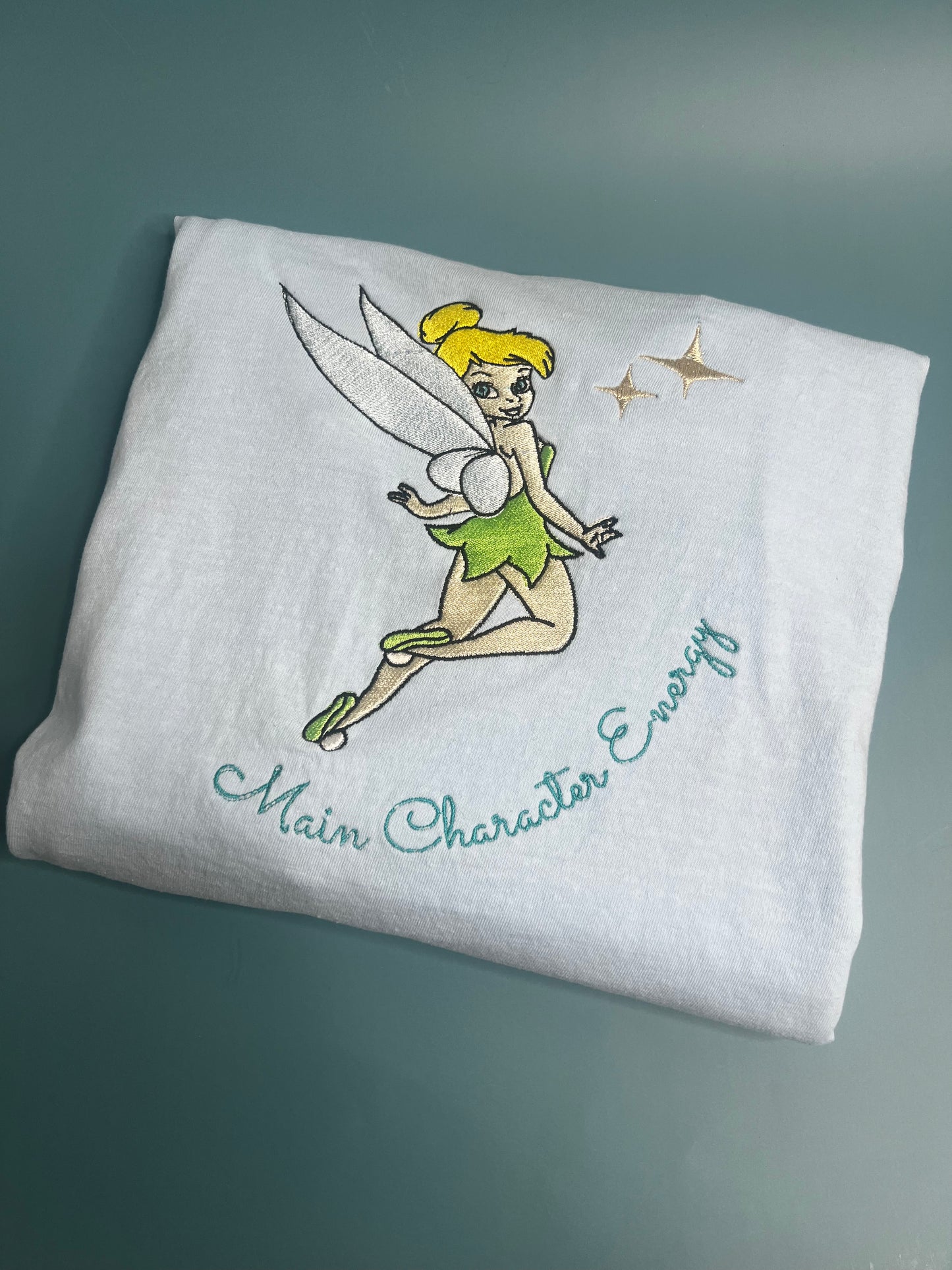 Main Character Energy Embroidered T-Shirt/Crewneck