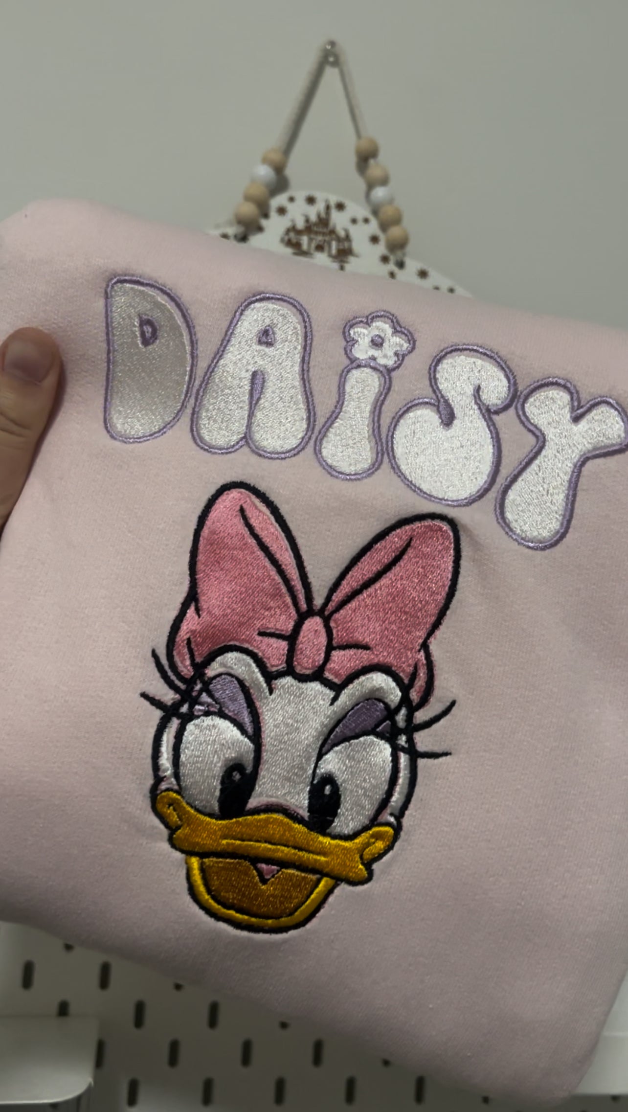 Daisy Duck Embroidered Crewneck
