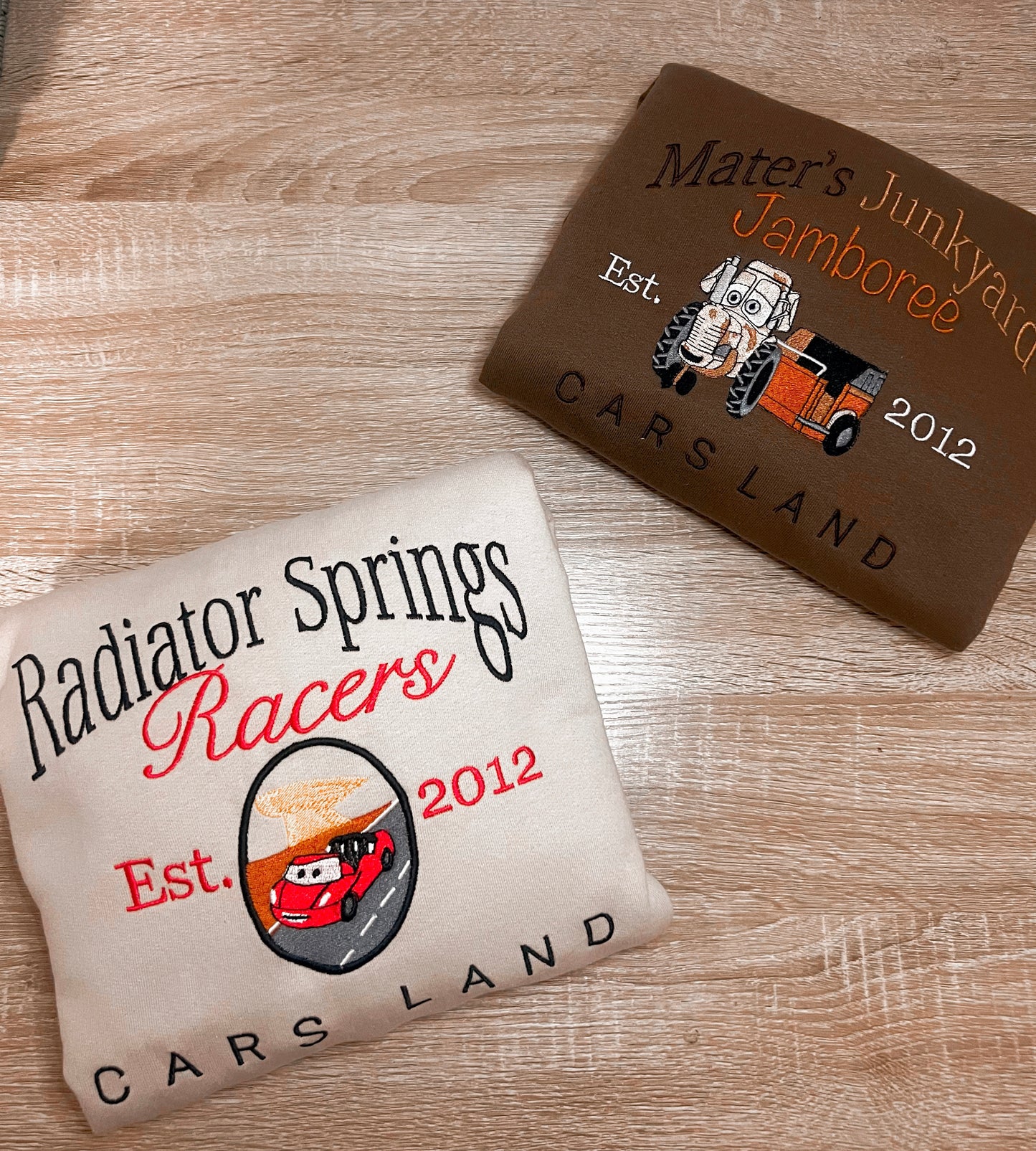 Cars Land Attractions Crewnecks