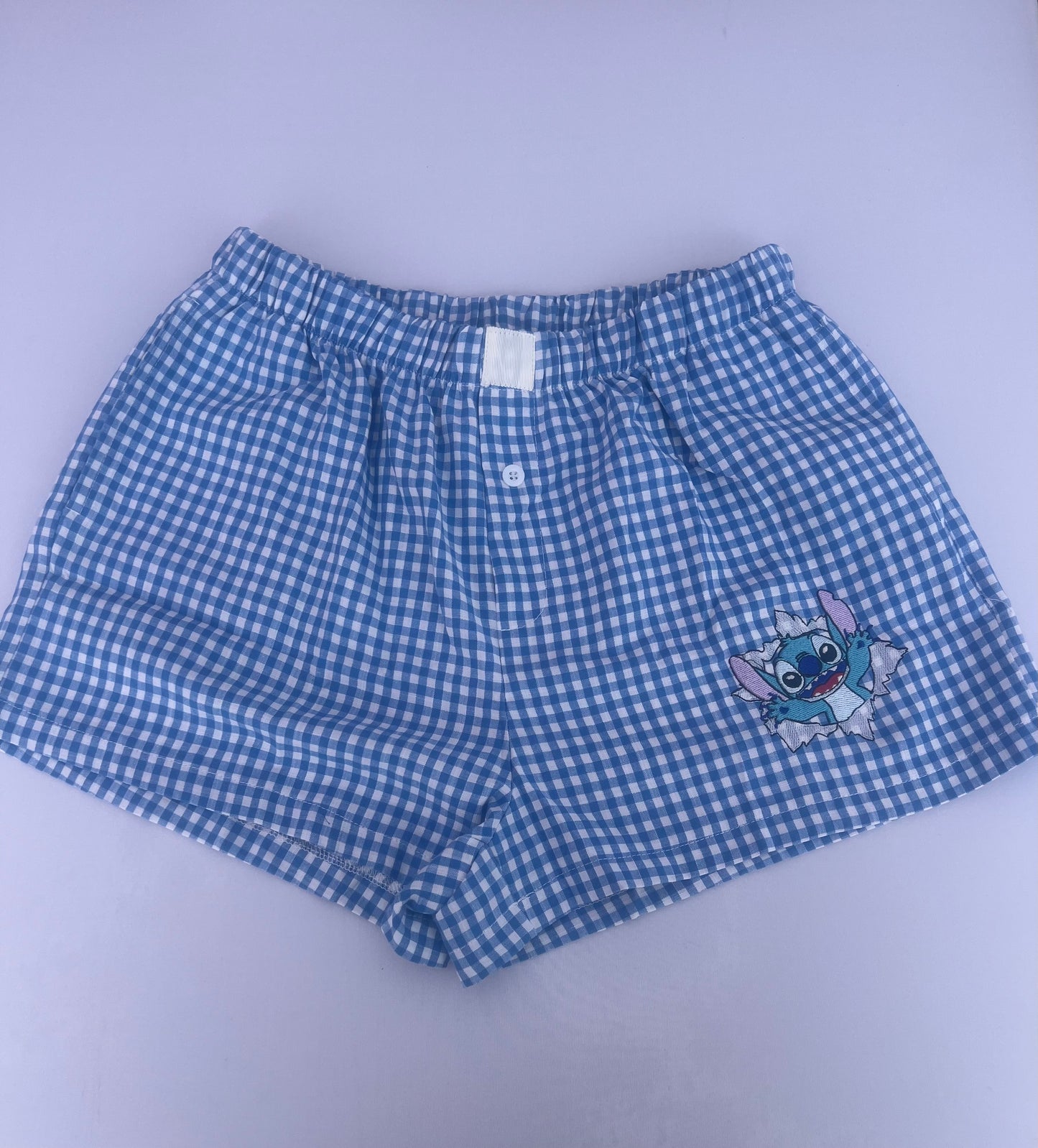 Stitch Embroidered Boxer Shorts