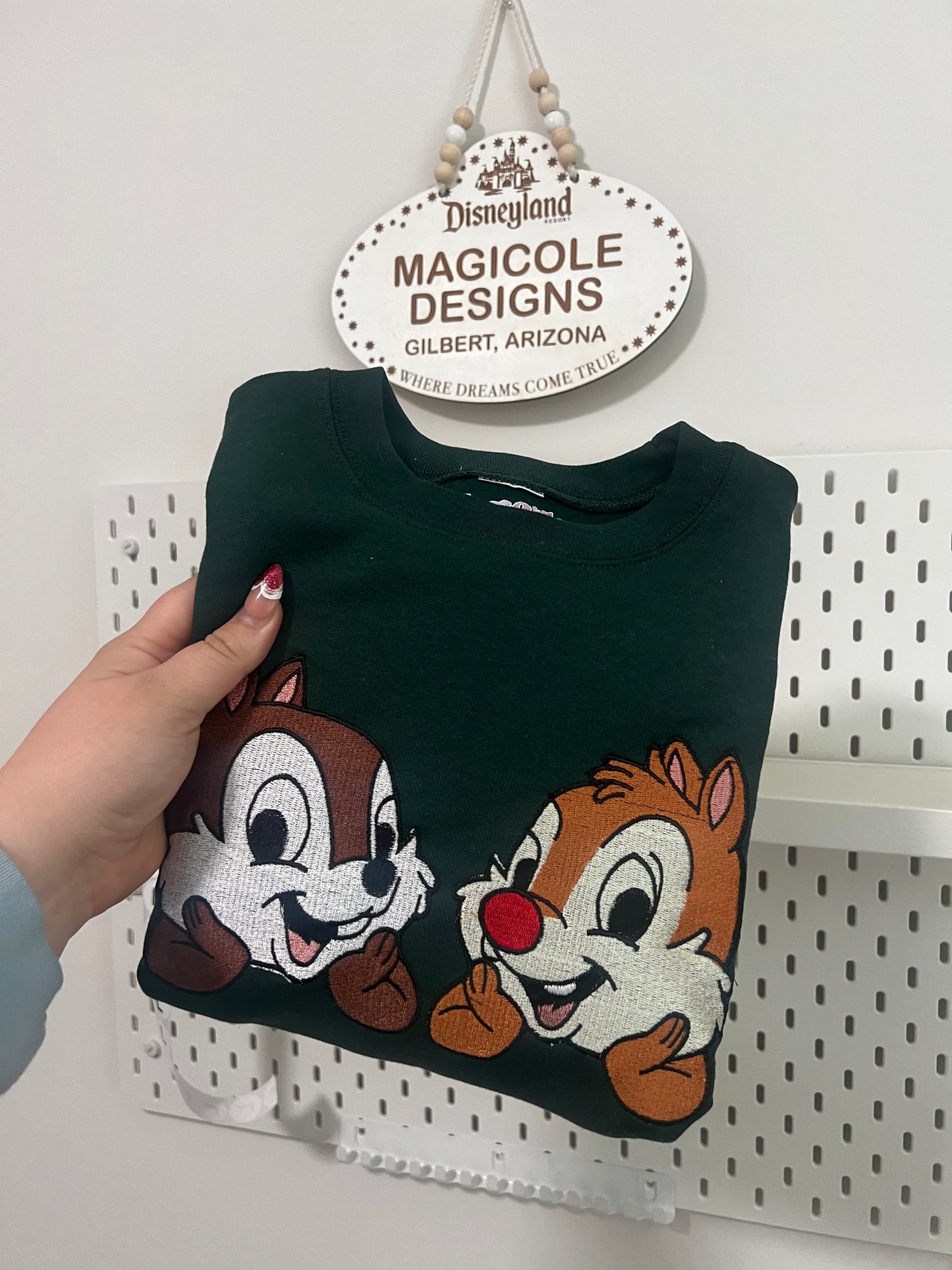 The Chipmunks Embroidered Crewneck