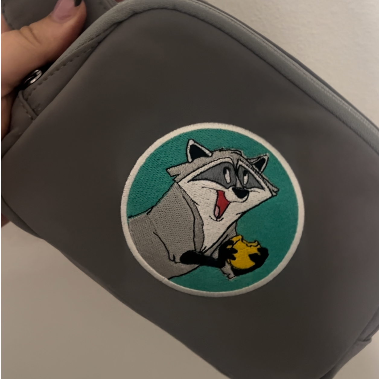 Meeko Embroidered Fanny Pack