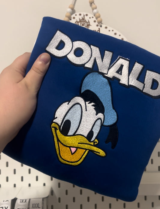 Donald Embroidered Crewneck