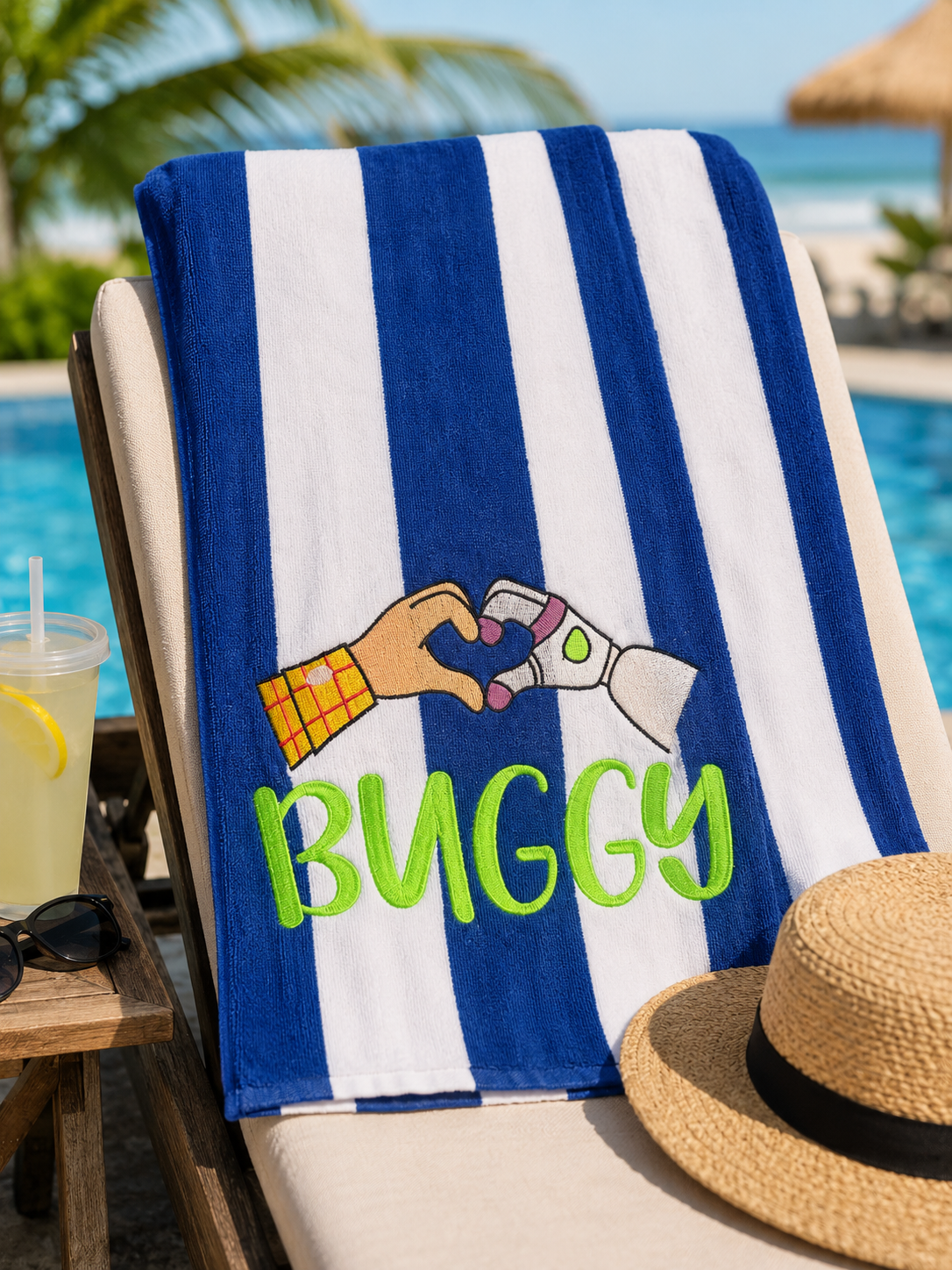 Toy Story Embroidered Beach Towel