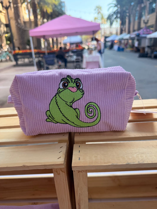 Pascal Embroidered Zipper Pouch