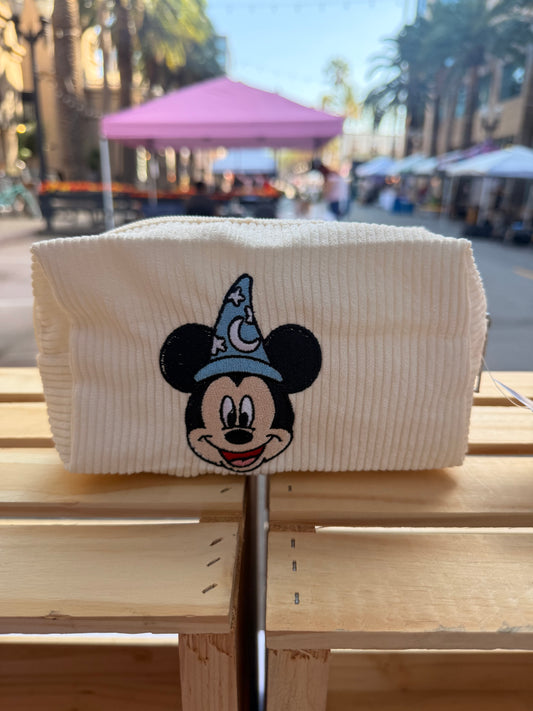 Sorcerer Mickey Embroidered Zipper Pouch