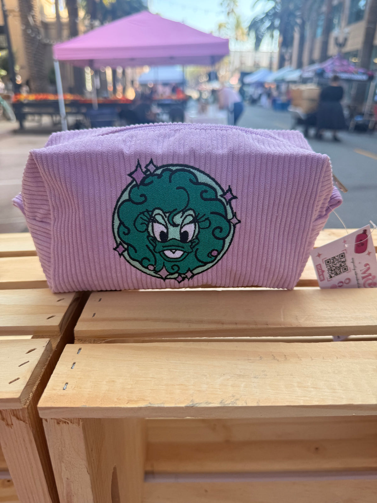 Madam Leota Daisy DuckEmbroidered Zipper Pouch