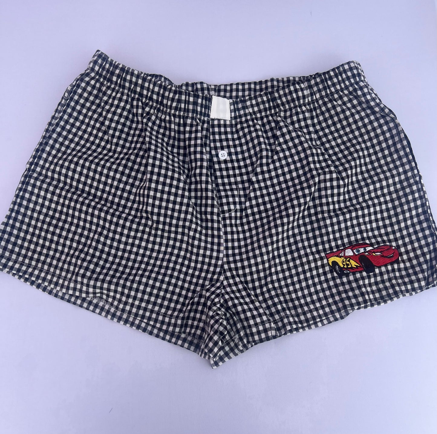 Lightening Mcqueen Embroidered Boxer Shorts