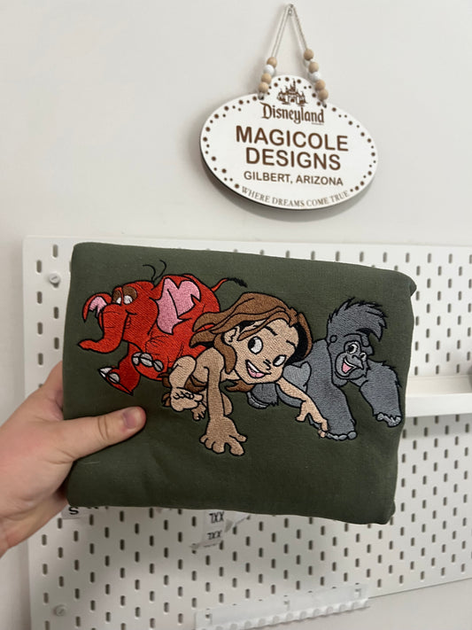 Tarzan Embroidered Crewneck