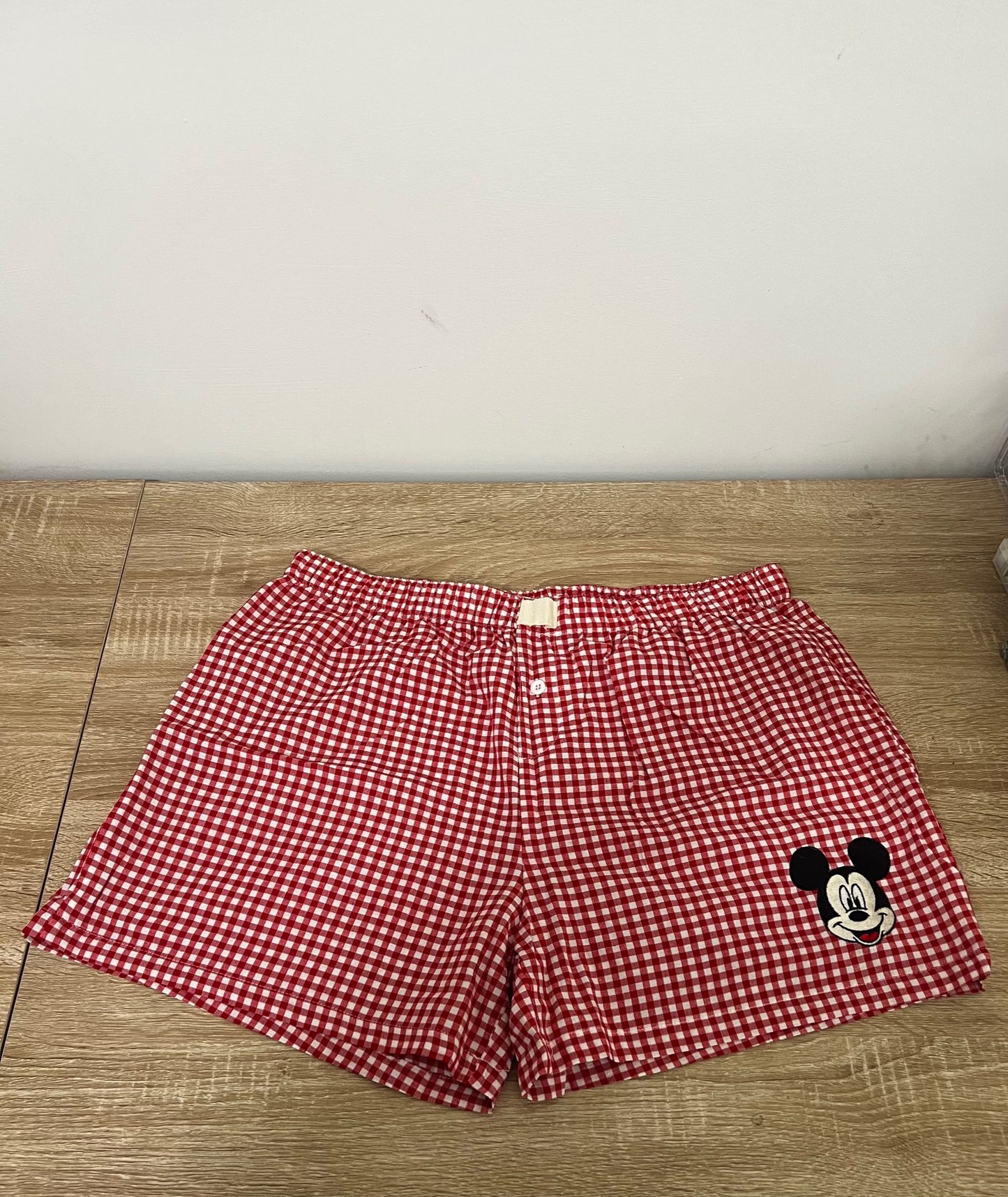 Mickey Mouse Embroidered Boxer Shorts