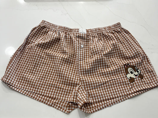 Chip Embroidered Boxer Shorts