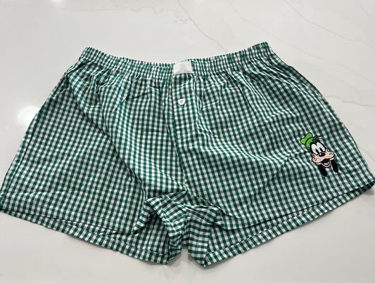 Goofy Embroidered Boxer Shorts