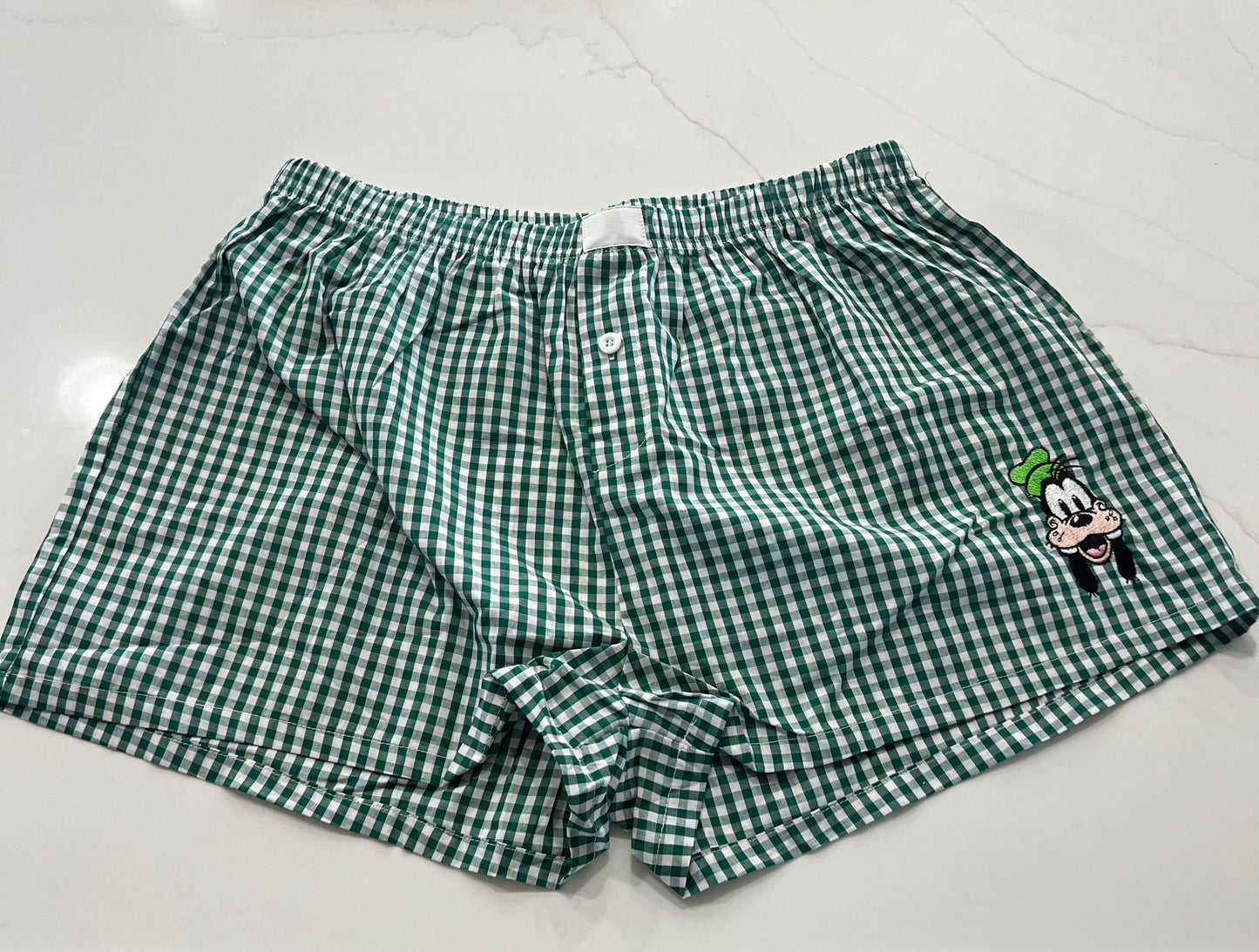 Goofy Embroidered Boxer Shorts