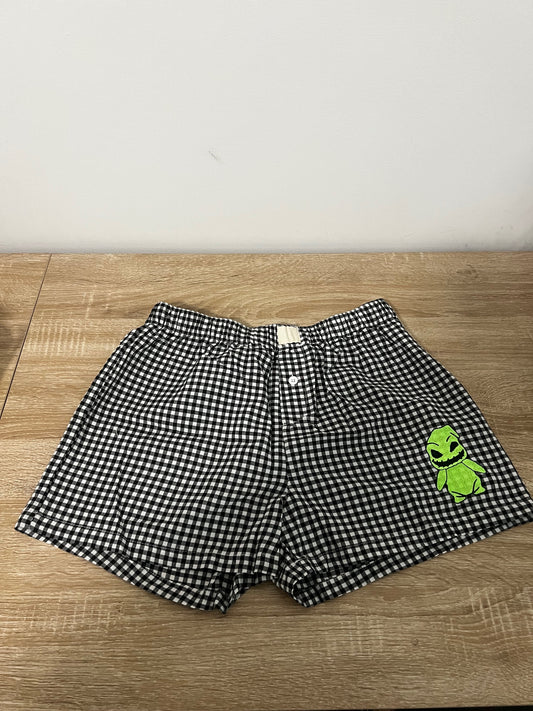 Oogie Boogie Embroidered Boxer Shorts
