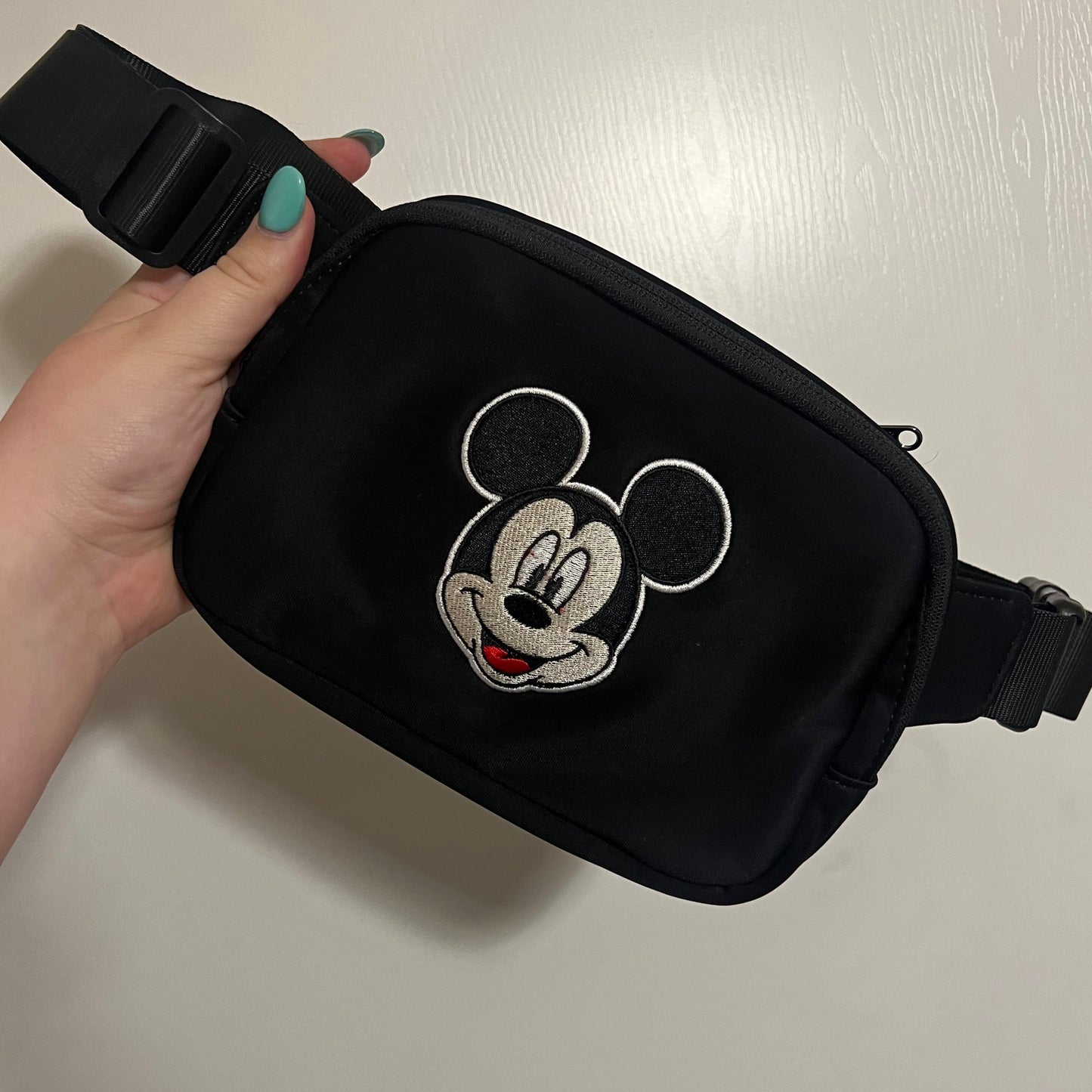 Mickey Mouse Embroidered Fanny Pack