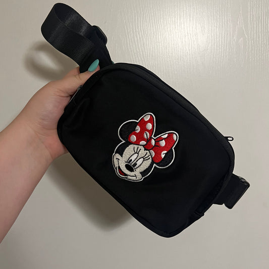 Minnie Mouse Embroidered Fanny Pack