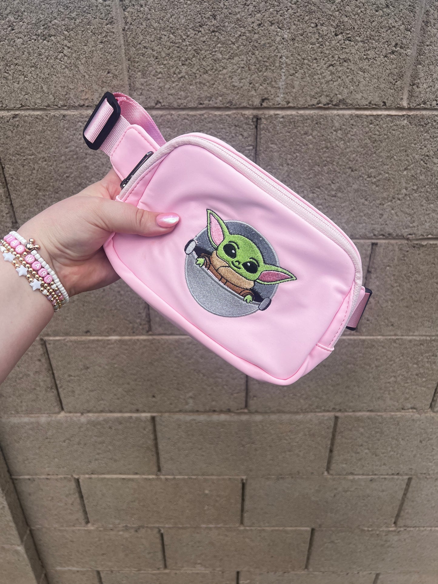 Grogu Embroidered Fanny Pack