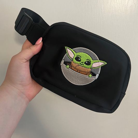 Grogu Embroidered Fanny Pack