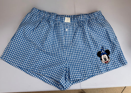 Sorcerer Mickey Embroidered Boxer Shorts
