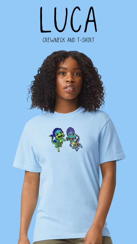Luca Embroidered Crewneck/T-Shirt