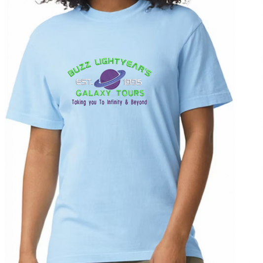 Space Adventure Embroidered T-Shirt