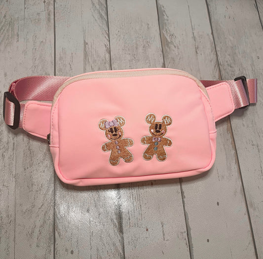 Gingy Duo Embroidered Fanny Pack