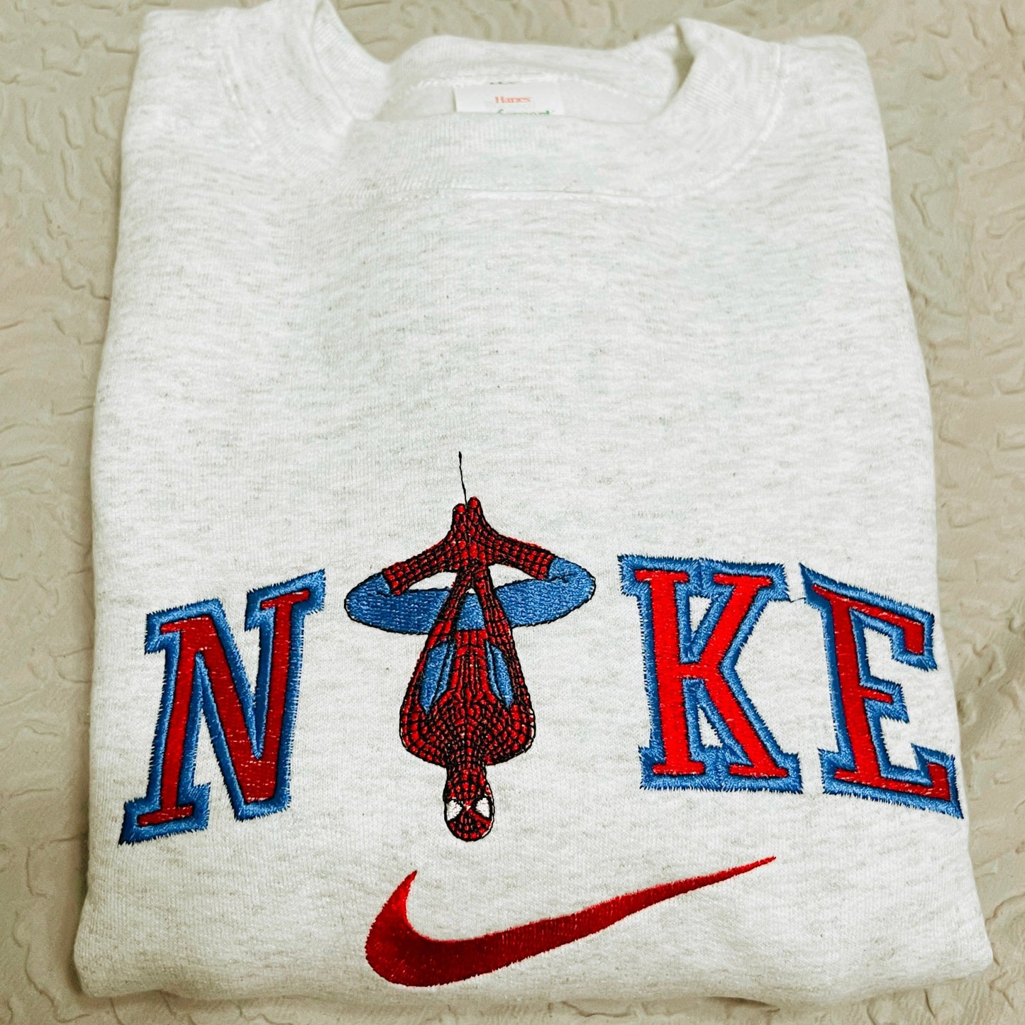 Spider Man Embroidered Crewneck