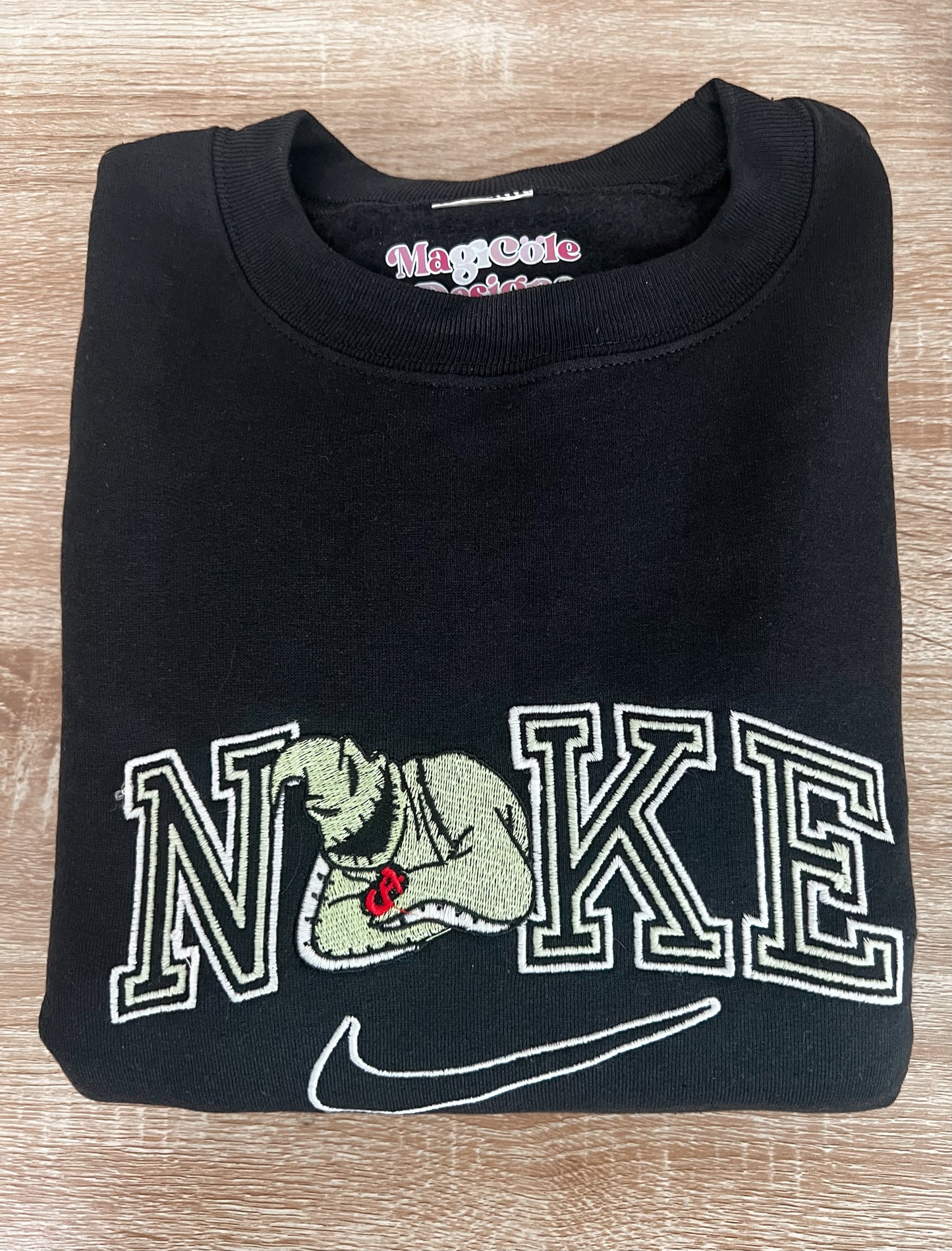Oogie Boogie Embroidered Crewneck